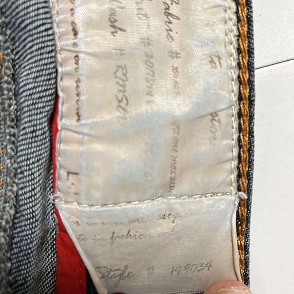 LIU Jeans Straight Legs 30 waist zipper back pockets - Picture 14 of 14